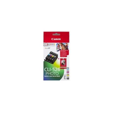 CANON CLI526C M Y BK PP2014X6-50